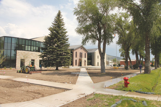 Exterior of the new Gunnison County Courthouse.   photo by Adam Broderick