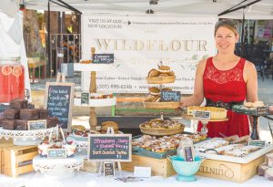 NEW BUSINESS:  Danielle Riesz of Wildflour Sweets is now serving freshly baked goods Thursdays through Saturdays from 8 a.m. until 2 p.m. in the Red Room below the Secret Stash as well as Sundays at the Farmers Market!      photo by Lydia Stern