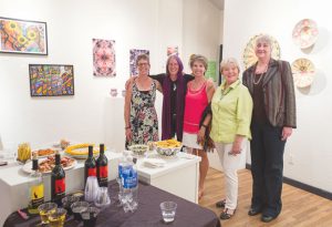 ARTIST OPENING:  An art reception for Art Studio instructors was held at the Piper Gallery on Monday, September 13 featuring their collection of art in Perspectives: 2016.  photo by Lydia Stern